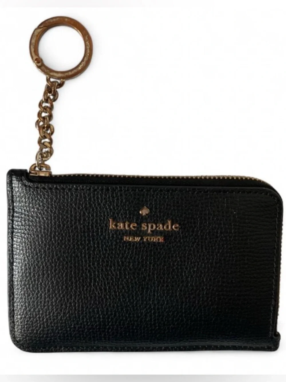 Kate Spade Black Keychain Card Holder
& Coin Purse - Picture 1 of 5